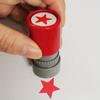 Red Five-pointed Star Stamp Encourage Children Teaching Stamp Award Stamp Automatic Ink School Teachers Family Use