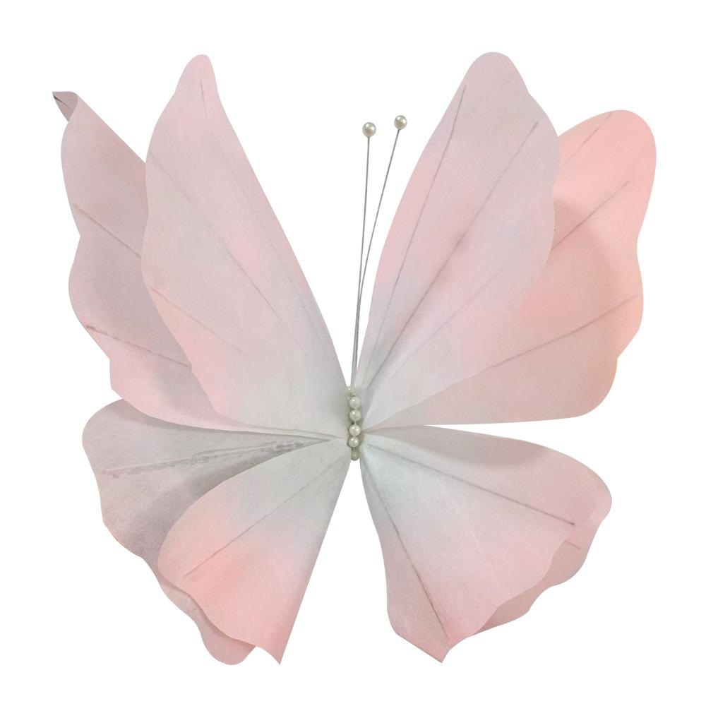 3D искусственная бабочка красочная бабочка цветок голова НОВАЯ крупномасштабная бабочка дорога