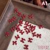 10Pcs Bow Resin Nail Art Decoration Claret 3D Long Ribbon Bowknot Ornament Nail Charm Jewelry Design Kawaii Diy Accessories