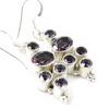 [H0074] - Amethyst 'Heaven' Silver Earrings
