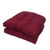 Outdoor Garden Chair & Sofa Cushions, Rattan Chair Cushions & Tatami Mats (Set of 2, 48x48cm)