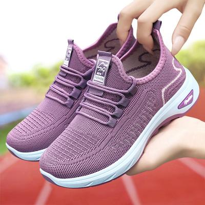 Женские новые дышащие повседневные кроссовки--Легкие, прохладная сетка, дышащая, мягкая подошва, модные, универсальные, поддержка свода стопы, не утомляют ноги