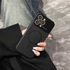 Тонкий магнитный чехол-кольцо для iPhone 17 Pro Max, Большое окно, Силикон, Полная защита для Apple 16 Pro