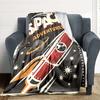 1pc Space Exploration Lightweight Flannel Blanket, Comfortable and Warm Blanket, for Office and Camping Sofa Bed023