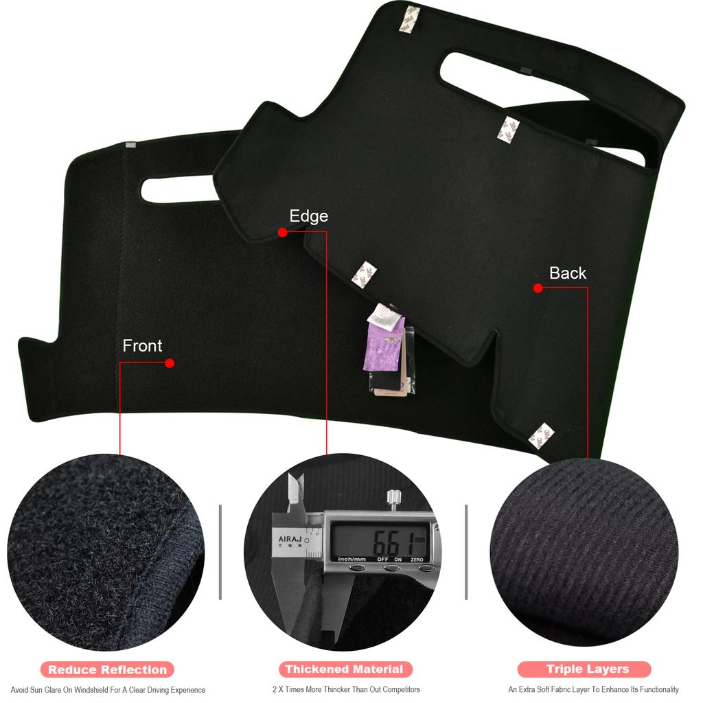 Коврик для приборной панели Chevy Silverado Avalanche Tahoe Suburban, чехол для приборной панели, антигрязный коврик, козырек от солнца, автомобиль