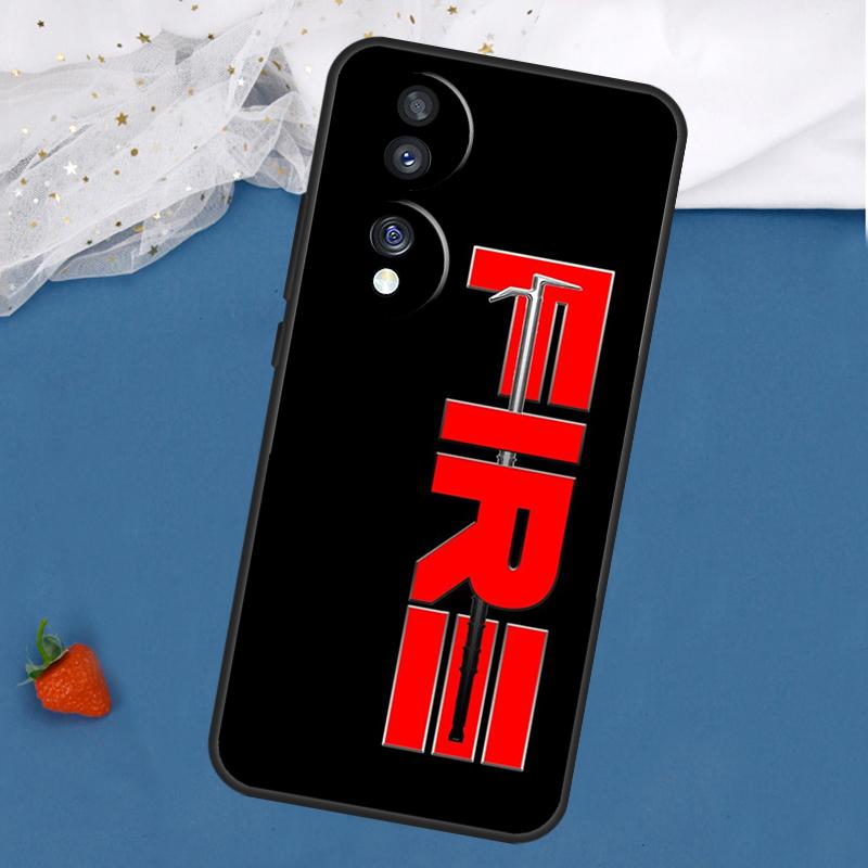 Пожарный Пожарная служба Пожарный Чехол Для Huawei P20 Pro P50 P40 P30 Lite P Smart Z Nova 5T Honor 50 70 X7 X8 X9 Задняя крышка