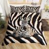 Комплект постельного белья с цифровой печатью 3D Zebra, комплект из трех предметов