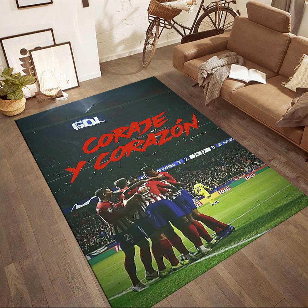 Atletico Madrid Floor Rug Office Rug Perfect For Dormitory Entryway Game Room Decorate Room Antislip Rug Office Home Decor Perfect Gift For Womenmen