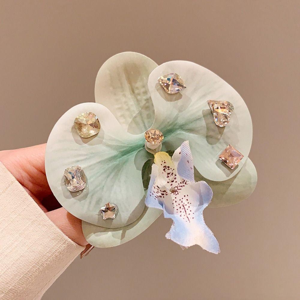 Korean Style Seaside Vacation Headwear Butterfly Orchid Bohemia Barrettes Daily