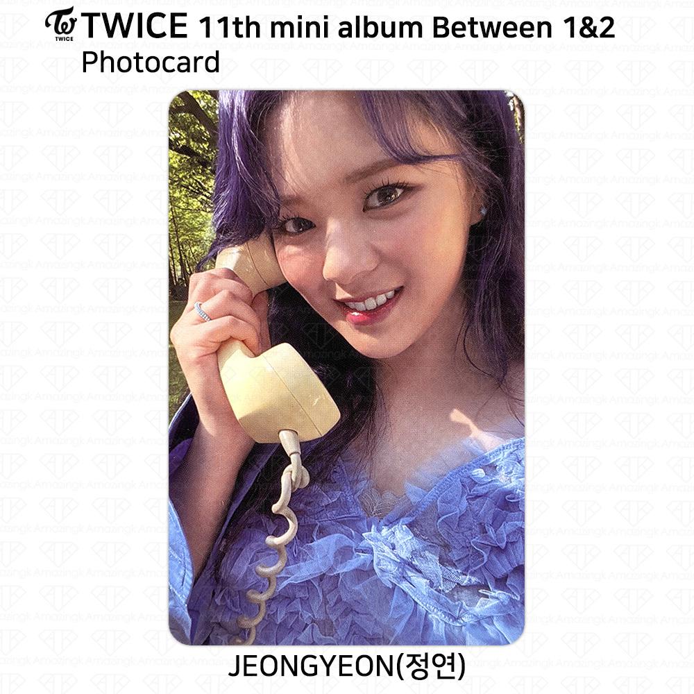 Twice 11-й мини-альбом между 1 и 2 Чонён Фотокарточка Открытка Polaroid POB