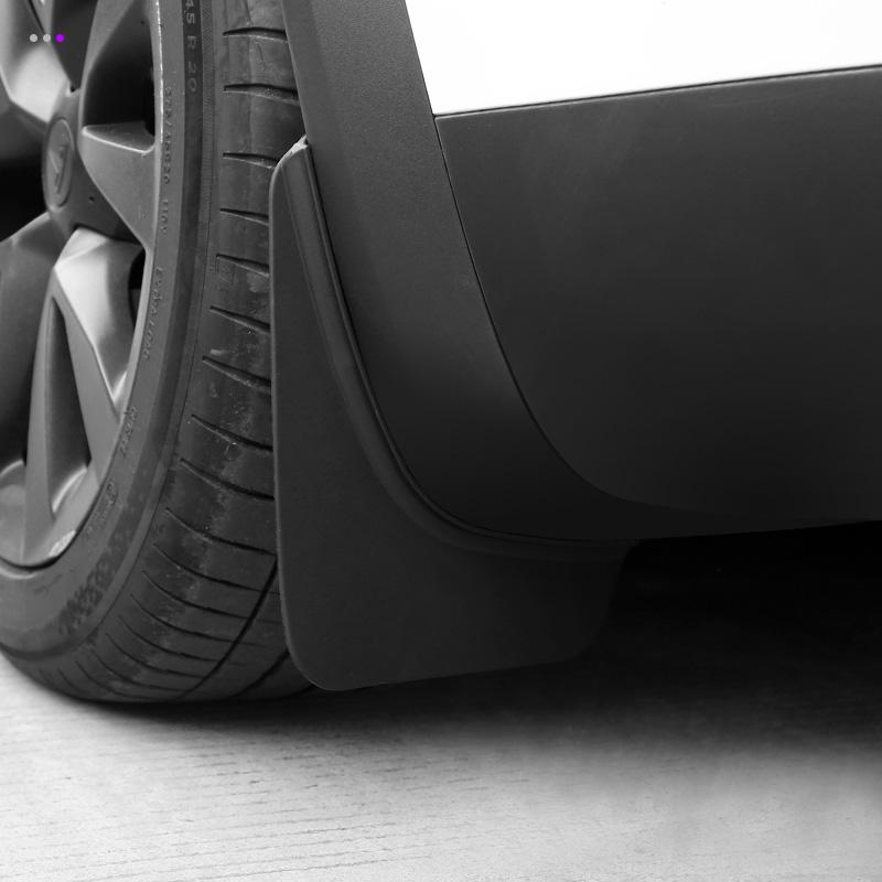 Модернизируйте автомобильные брызговики для Tesla Model XS, брызговики 2023 TPE TPV, передние и задние крылья 2022, внешние аксессуары