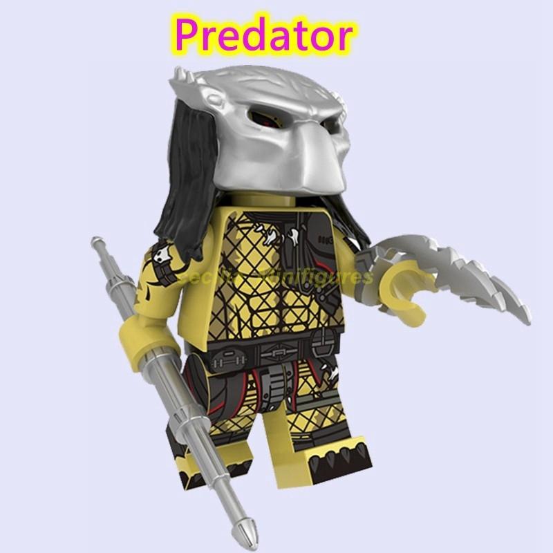 Совместимость с минифигурками Lego Alien VS Predator, гаражные комплекты, строительные блоки, игрушки для детей