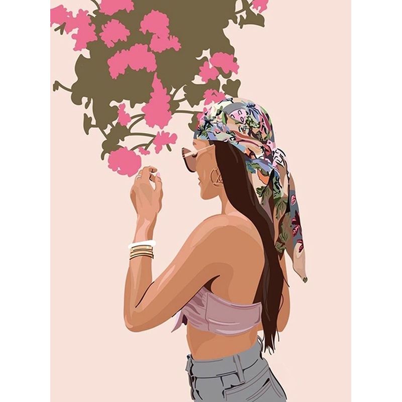 Алмазная вышивка 5d Простая модная алмазная живопись для девочек Мозаичная фигурка вышивка крестом Diy Ремесла Украшение дома 40*5