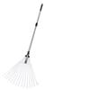 Garden Leaf and Grass Rake for Organizing and Collecting Leaves and Lawn Debris