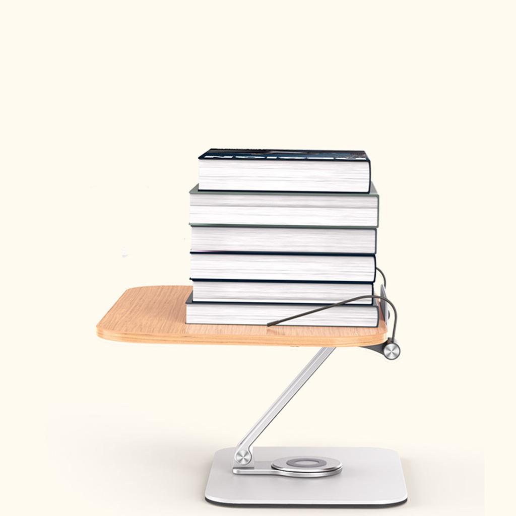 Стойка для чтения с вращением на 360 градусов, прочная несущая способность, подставка для планшета из алюминиевого сплава для студентов