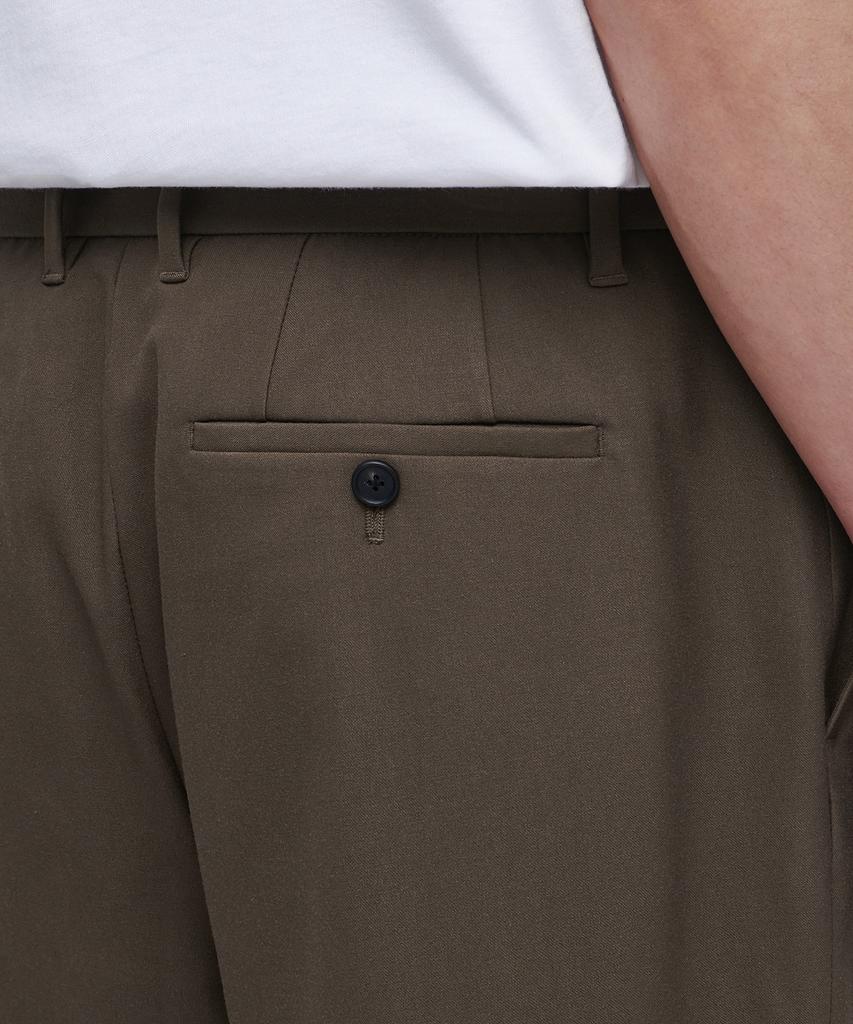 MUSINSA STANDARD Semi Bootcut Hidden Elastic Waist Slacks [Brown]