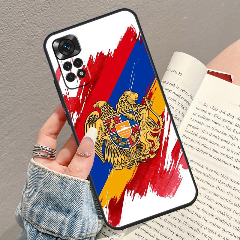 Армения Армянский флаг Чехол для телефона для Xiaomi Redmi Note 14 13 12 9 10 11 15 Pro Plus 13C 10C 12C 14C 15C