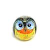 Hyakukaen Kutani Owl Figurine, Lucky, Decomori, Black, Size 2.2