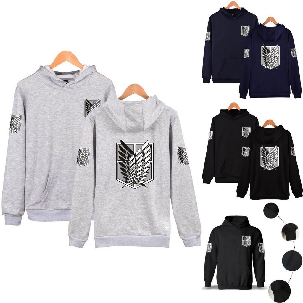 No Kyojin Attack On Titan Wings Hoodie Cozy Pullover For Ultimate Comfort**