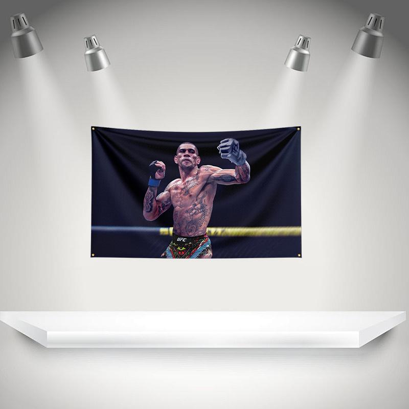 Aalex Pereira Poatan Flag Boxer Banner 3x5ft With Brass Grommets Hd Printing Tapestry Exhibition Boxer Sports Fans Garage Decor