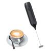 Ultra-lightweight, Quiet Electric Milk Frother, Creamer Jet, for Coffee, Cappuccino, Latte, Matcha, and Hot Chocolate (A)