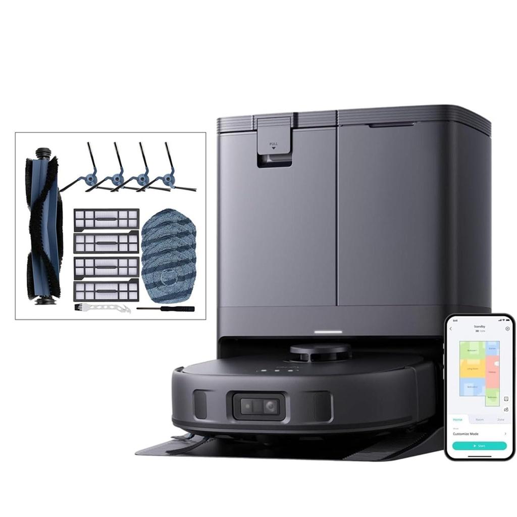 15PCS Accessories Kit for Eufy X10 PRO Omni Robot Vacuum Cleaner Main Brush Roller Side Brushes Hepa Filters Mop Pads