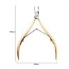 1pcsNail Clipper Cuticle Nipper Cutter Stainless Steel Nails Accesories Cutters for Manicure Comfortable Nail Scissor Plier Tool