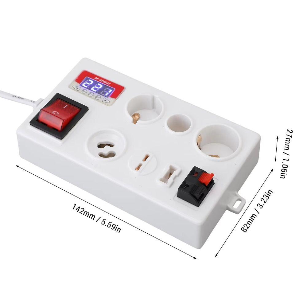 Accurate Measurement Lamp Tester Box Easy To Use Voltage Tester  Electric Power Test