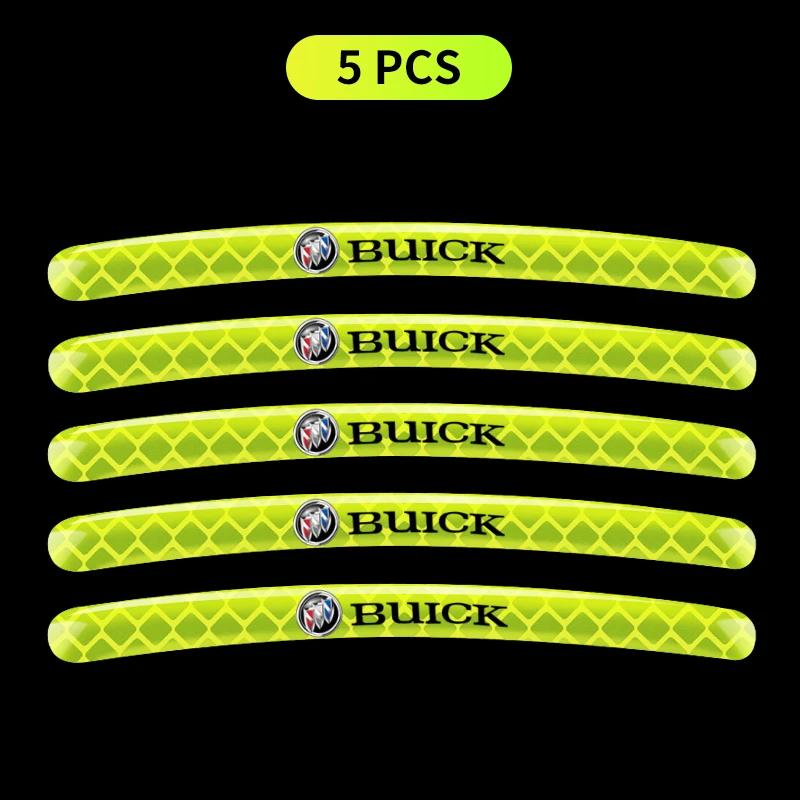 Car Bike Motorcycle Wheel Hub Reflective Stickers For Buick Regal LaCrosse Encore enclave royaum Park Avenue Envista GL8 GL6