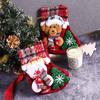 Носки Мешки Санты Сделай сам Прекрасное Подвесное Украшение Рождественские Украшения Рождественский Носок Мешок для Конфет