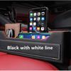Car Seat Gap Storage Box Bag Organizer Case Slit filler Holder For Porsche Macan Cayenne Panamera 718 911 Interior Accessories