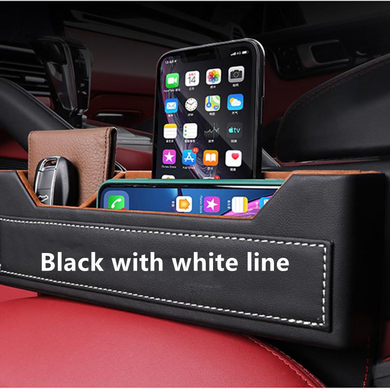 Car Seat Gap Storage Box Bag Organizer Case Slit filler Holder For Porsche Macan Cayenne Panamera 718 911 Interior Accessories