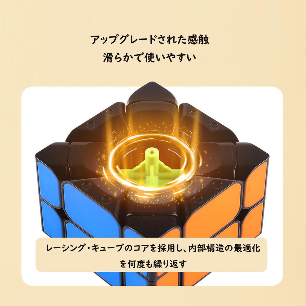 Magic Cube 3x3x3 Стильный куб без наклеек для начинающих Magic Cube Новый сенсорный образовательный куб 3D-головоломка Плавное вращение для детей и пожилых людей Убить путешествие во времени