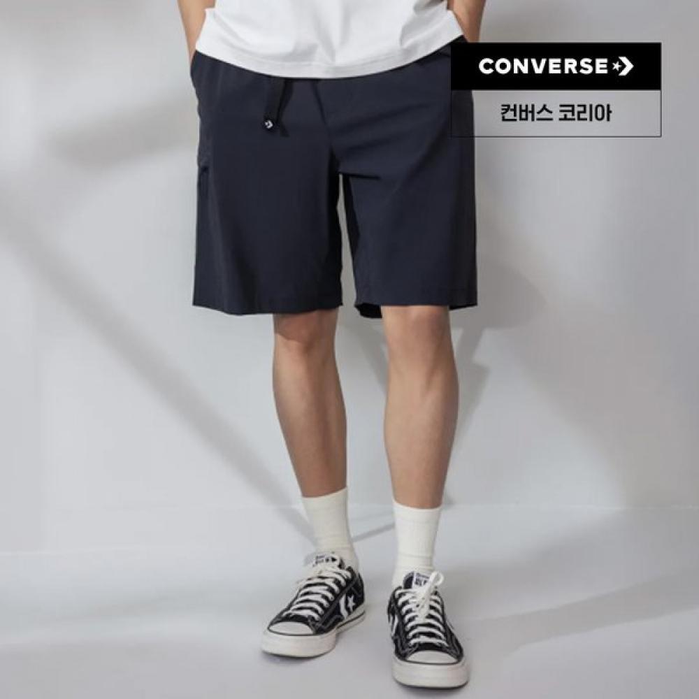 Converse Men Cool Fil Woven Utility Shorts Total Eclipse Mcj760 Ghm