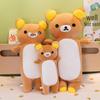Rilakkuma Long Plush Pillow: Cute Bear Doll Bed Back Cushion Gift