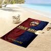 Name Custom PFC CSKA Moscow Logo Print Beach Towel, Large Soft Quick Dry Towel for Beach Camping Swimming