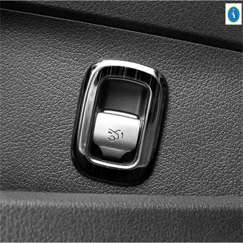 Shiny Style/Black Style Rear Trunk Door Control Button Cover Trim Fit For Mercedes-Benz C class W206 -2025 Car Accessories