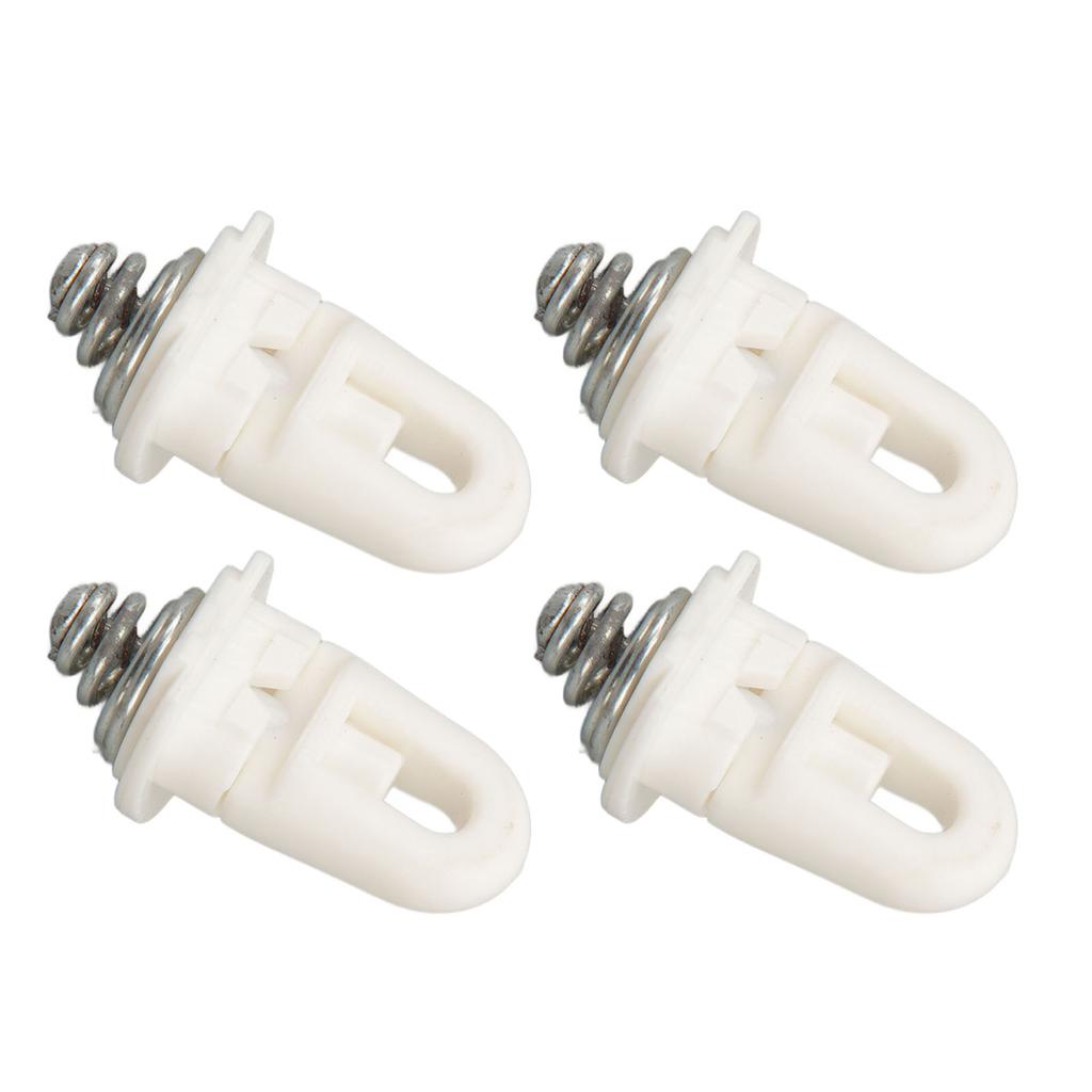 4 Pcs Front Bumper Retaining Clip 743712 Good Stability Fixing Clamp Replacement for Citroen C5 1.6T 1.8T 2.0T 2.3T 3.0T