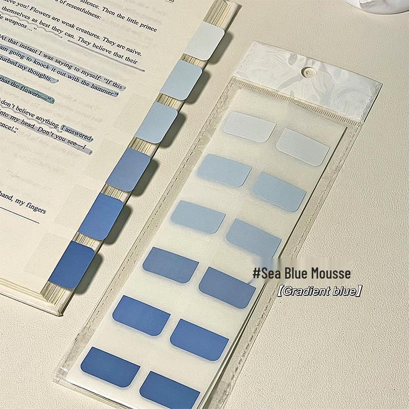 Transparent Writable Index Sticky Notes - Strong Adhesion Markers for Students