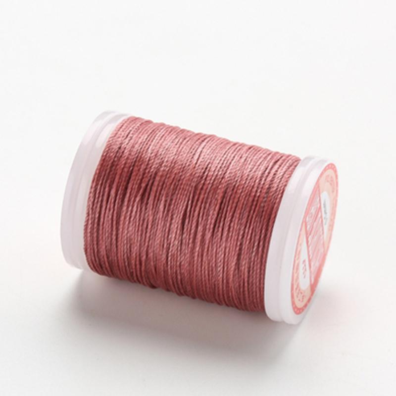 Круглая вощеная нить 0,5 мм Кожаное швейное ремесло Полиэстер Высококачественный шнур Вощеные нити Прочная нить Ручная работа