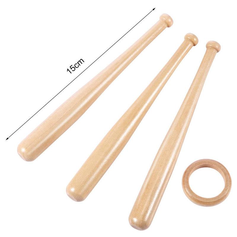 Wooden Baseball Holder Mini Baseball Bat Display Stand Golf Tennis Ball Support Bracket Softball Baseball Accessories