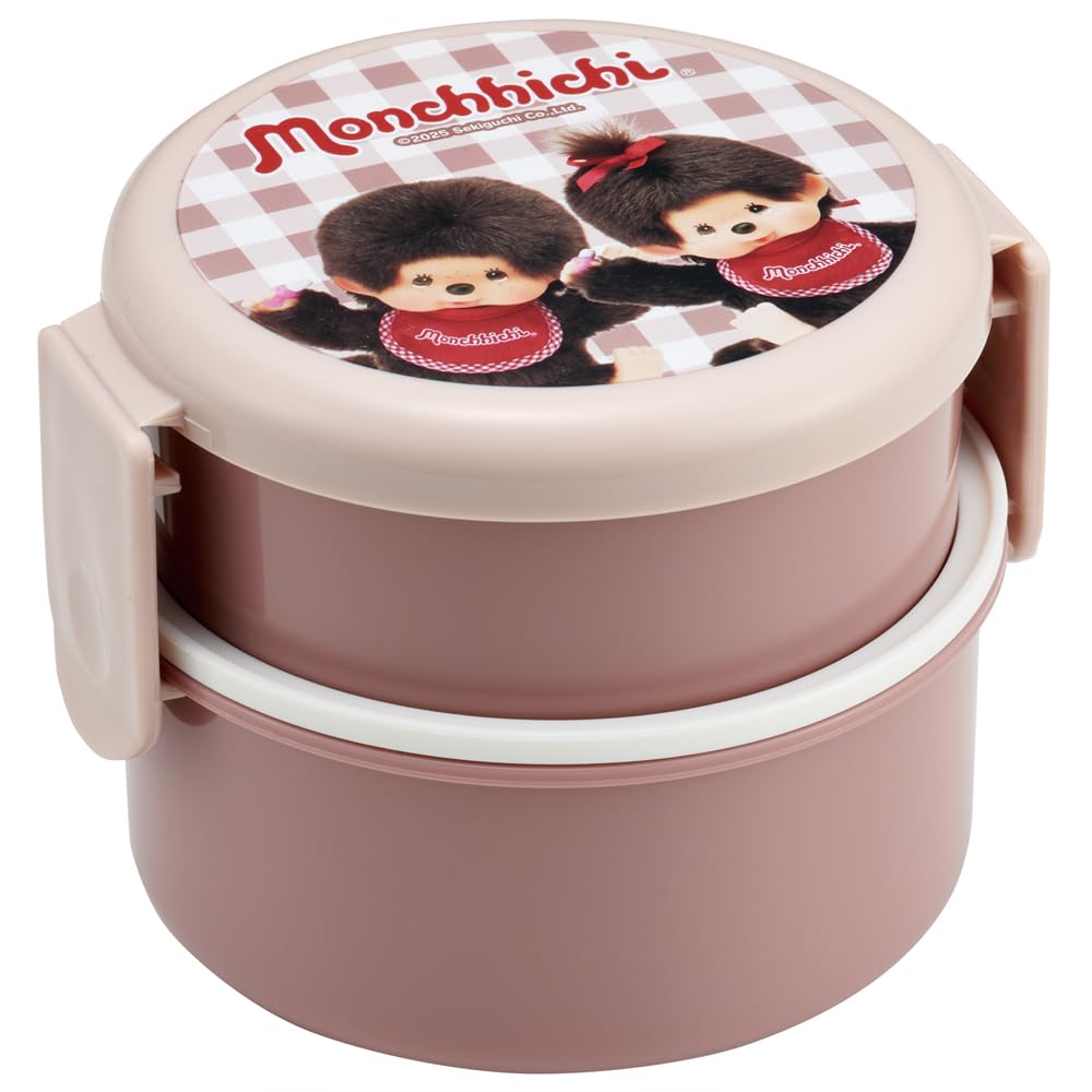 Круглый ланч-бокс Monchhichi