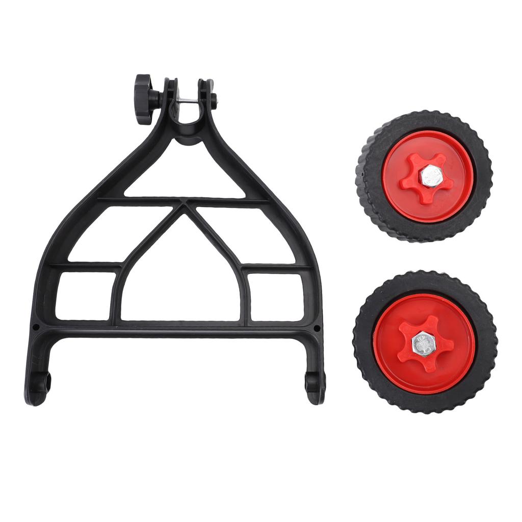 String Trimmer Wheel Attachment Mower Auxiliary Wheel Push Behind Weed Trimmer Adjustable Support Wheels for Grass