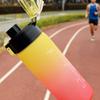 500ML KPop Demon Hunters Plastic Anime Water Cup Has Scale Travel Office Gym Hiking Portable Drink Bottles Outdoor Sport Gifts