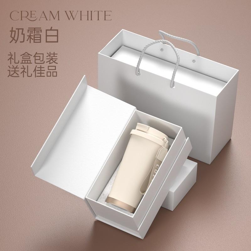 Stainless Steel Vacuum Insulated Coffee Travel Mug With Straw Lid 500ml Double Wall Leak Proof Office Outdoor