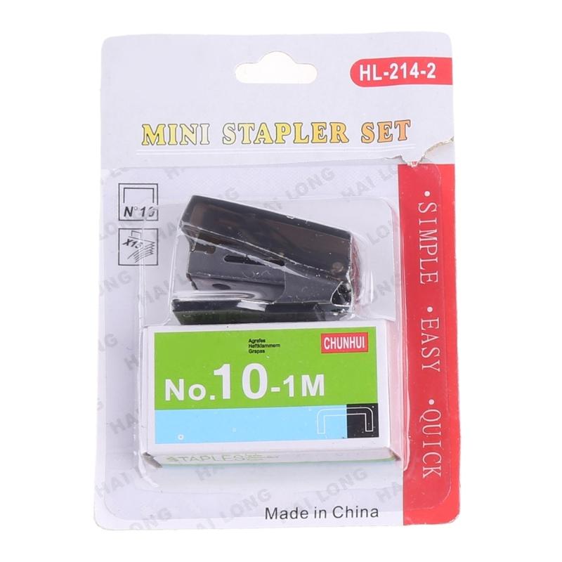Small Stapler with 10# Staple Pocket Stapler with Staple Remover 20 Sheet Capacity for Student Teacher Office School