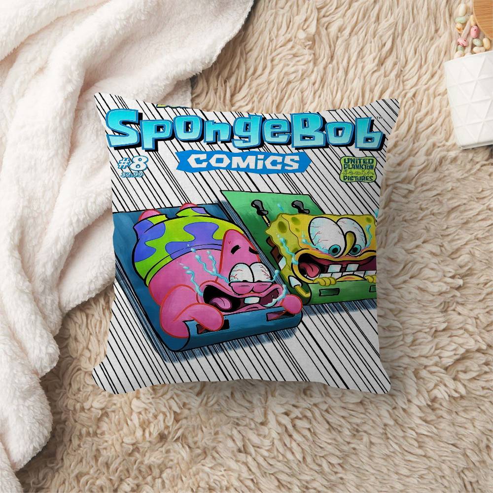 Cartoon SSpongebobs pillow cover sofa cushion cover home room decoration children gift