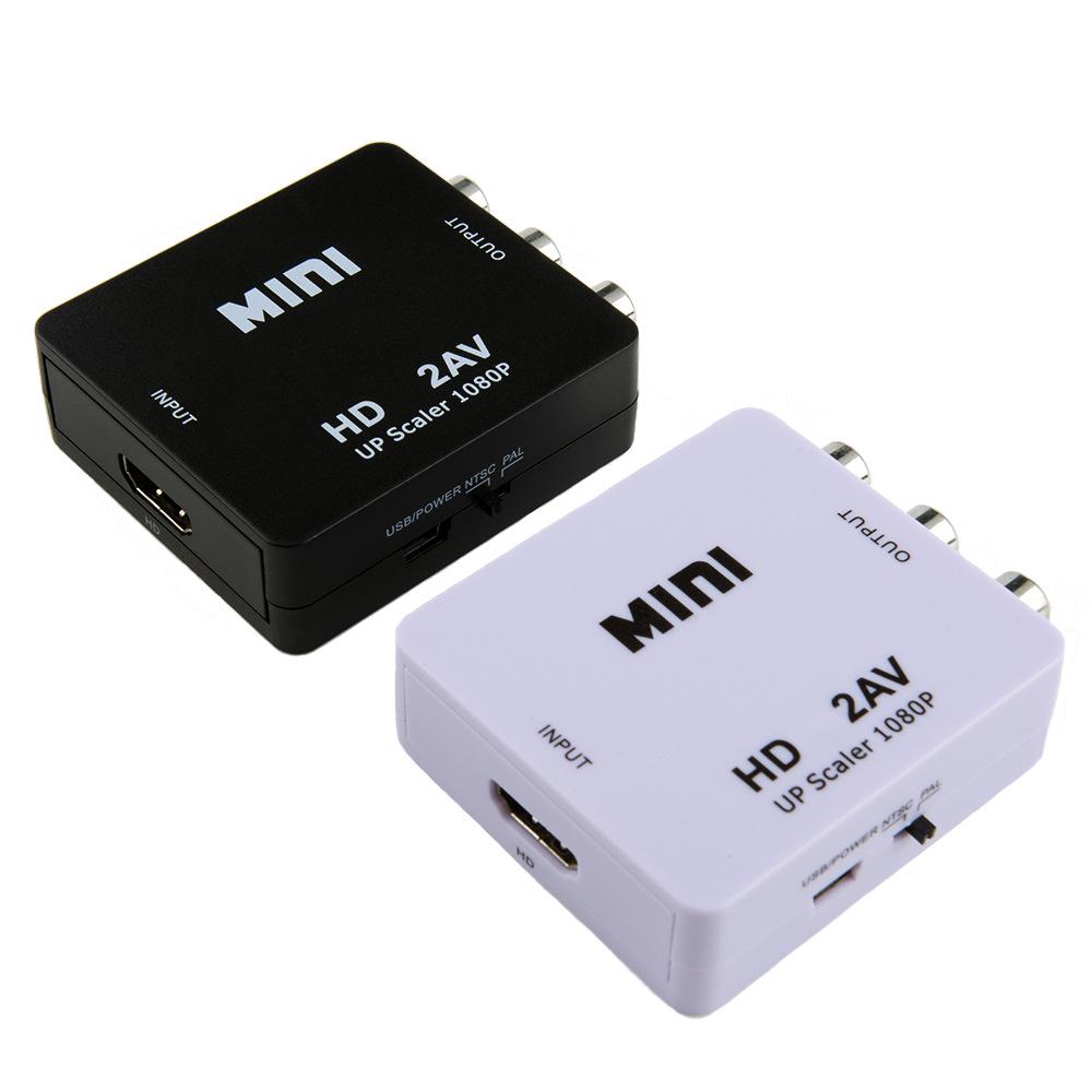 Адаптер HDMI к RCA AV - Красный Белый Желтый Конвертер для Компьютера к Проектору Аудио Видео
