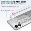 For Samsung Galaxy S25 Edge Clear Phone Case TPU+Acrylic Shockproof Phone Back Cover