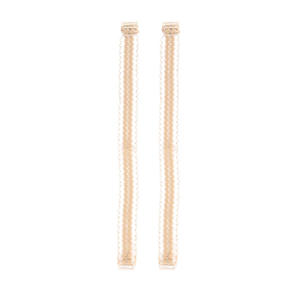 Регулируемые кружевные бретели для нижнего белья, женские эластичные, тянущиеся, для бюстгальтера, нескользящие, сетчатые, с полым цветочным узором, аксессуары для бретелей нижнего белья